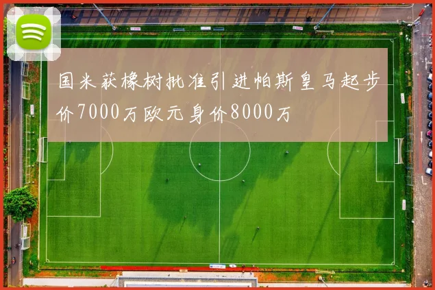 国米获橡树批准引进帕斯皇马起步价7000万欧元身价8000万